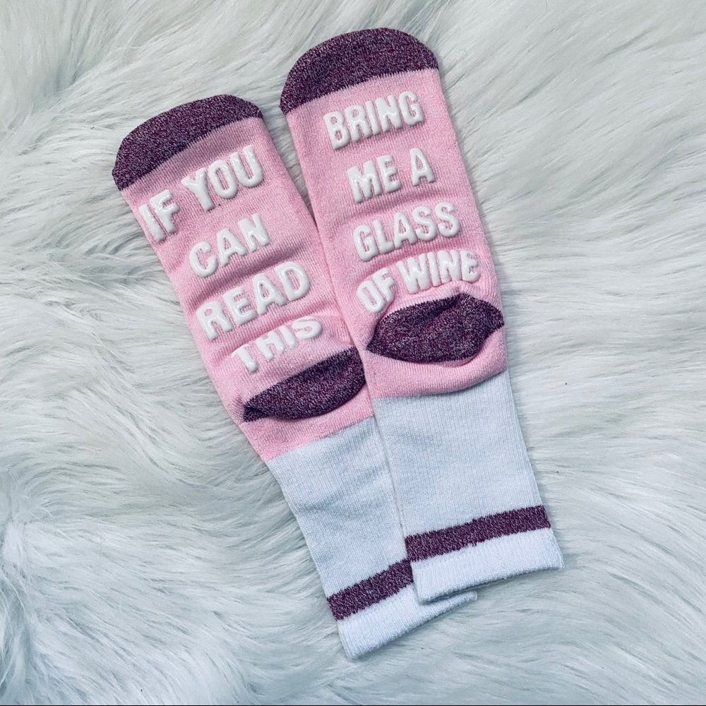 Bring Me Wine Socks
